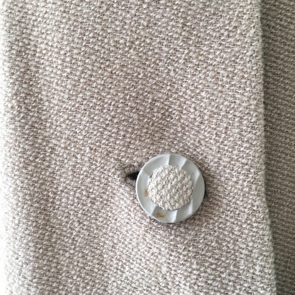 SOLD :: Vintage 50s Wool & Fur Swing Coat - Picture 6 of 8